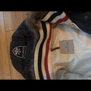 MONCLER classic winter jacket.Made In Italy Rabbit